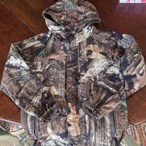 Youth Game Winner Camo Hooded Jacket